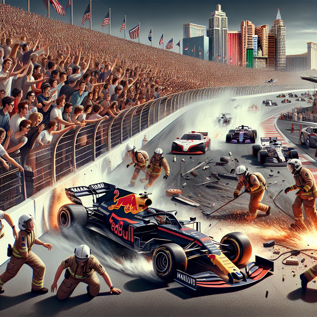 Formula 1 Event and car accidents in Vegas