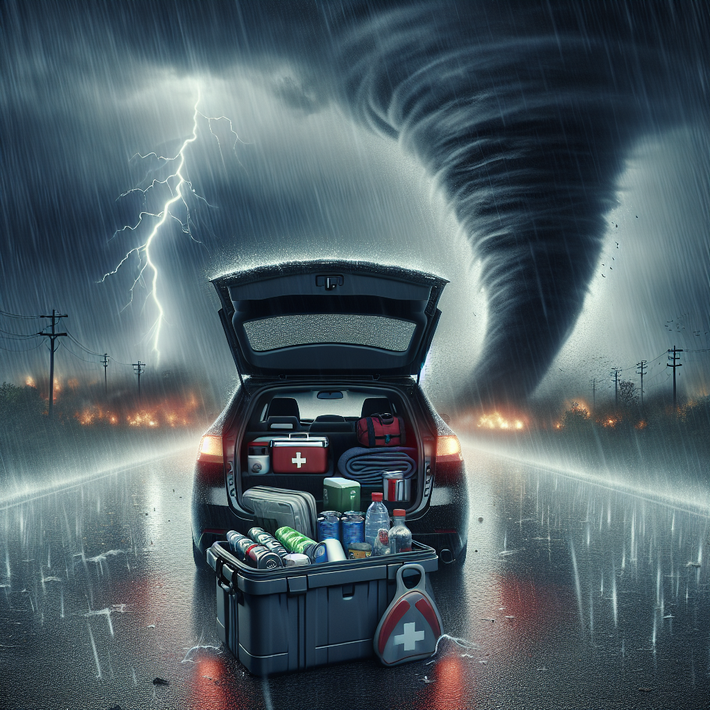 Natural Disasters, Emergency items in the car